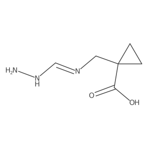 1-[[(Aminoiminomethyl)amino]methyl]cyclobutanecarboxylic acid结构式