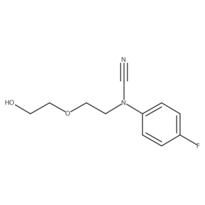 (4-Fluorophenyl)-[2-(2-hydroxyethoxy)ethyl]cyanamide结构式