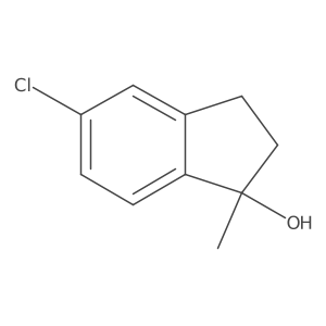 5-Chloro-1-methyl-2,3-dihydro-1H-inden-1-OL Structure