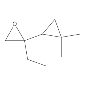 2-(2,2-Dimethylcyclopropyl)-2-ethyloxirane结构式