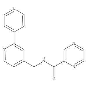 N-([2,4'-bipyridin]-4-ylmethyl)pyrazine-2-carboxamide Structure