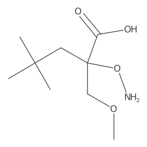 2-(Aminooxy)-2-(methoxymethyl)-4,4-dimethylpentanoic acid结构式