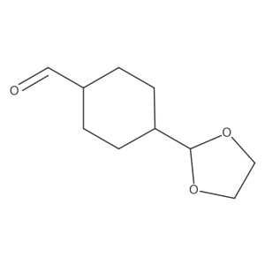4-(1,3-Dioxolan-2-yl)cyclohexane-1-carbaldehyde Structure