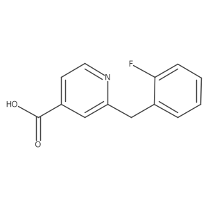 2-(2-Fluorobenzyl)isonicotinic acid Structure