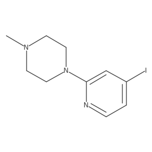 1-(4-Iodo-2-pyridyl)-4-methylpiperazine结构式