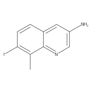 7-Iodo-8-methylquinolin-3-amine Structure