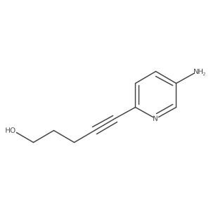 5-(5-Aminopyridin-2-yl)pent-4-yn-1-ol Structure