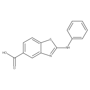 2-(Phenylamino)benzo[d]thiazole-5-carboxylic acid Structure