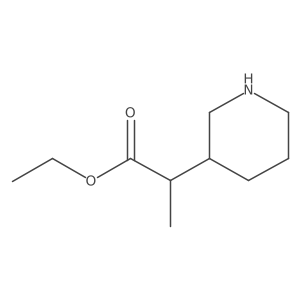 Ethyl 2-(piperidin-3-yl)propanoate Structure
