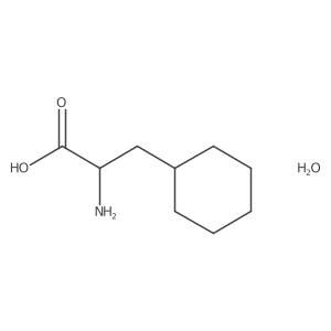 2-Amino-3-cyclohexylpropanoic acid hydrate结构式