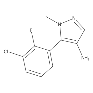 5-(3-chloro-2-fluorophenyl)-1-methyl-1H-pyrazol-4-amine Structure