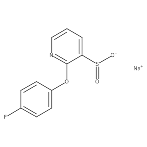 Sodium 2-(4-fluorophenoxy)pyridine-3-sulfinate Structure