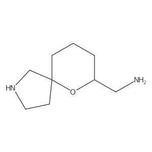 {6-Oxa-2-azaspiro[4.5]decan-7-yl}methanamine结构式