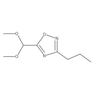 5-(Dimethoxymethyl)-3-propyl-1,2,4-oxadiazole结构式