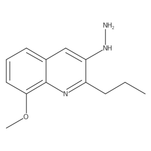 3-Hydrazinyl-8-methoxy-2-propylquinoline Structure