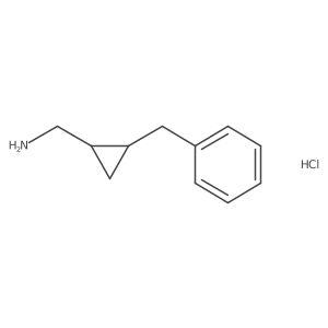 [(1R,2S)-2-Benzylcyclopropyl]methanamine;hydrochloride结构式