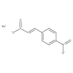 sodium (E)-2-(4-nitrophenyl)ethene-1-sulfinate Structure