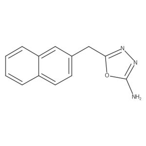 5-(Naphthalen-2-ylmethyl)-1,3,4-oxadiazol-2-amine Structure