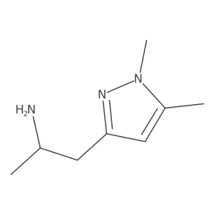 (2R)-1-(1,5-dimethyl-1H-pyrazol-3-yl)propan-2-amine Structure