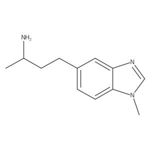 (2S)-4-(1-methyl-1H-1,3-benzodiazol-5-yl)butan-2-amine Structure