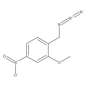 1-(Azidomethyl)-2-methoxy-4-nitrobenzene结构式