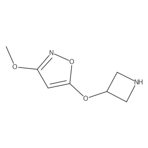5-(Azetidin-3-yloxy)-3-methoxy-1,2-oxazole结构式