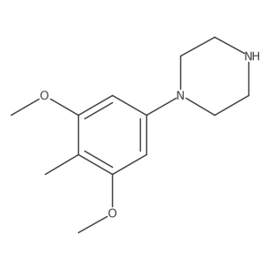 1-(3,5-Dimethoxy-4-methylphenyl)piperazine Structure