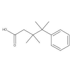 3,3,4-Trimethyl-4-phenylpentanoic acid结构式