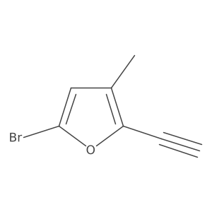 5-Bromo-2-ethynyl-3-methylfuran结构式