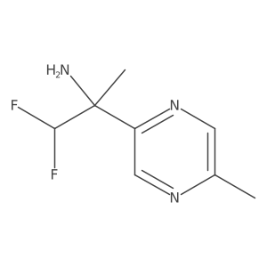 1,1-Difluoro-2-(5-methylpyrazin-2-yl)propan-2-amine结构式