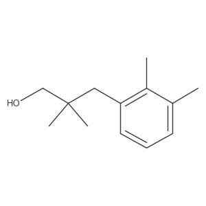 3-(2,3-Dimethylphenyl)-2,2-dimethylpropan-1-ol结构式