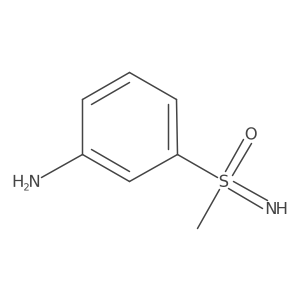 (S)-(3-aminophenyl)(imino)methyl-lambda6-sulfanone结构式