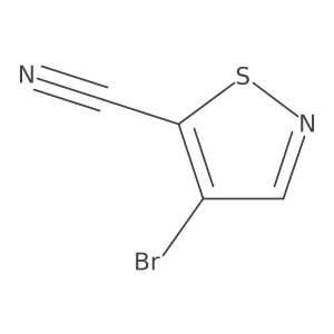 4-Bromoisothiazole-5-carbonitrile结构式