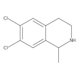 6,7-Dichloro-1-methyl-1,2,3,4-tetrahydroisoquinoline Structure