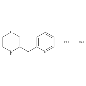 3-(Pyridin-2-ylmethyl)morpholine;dihydrochloride结构式