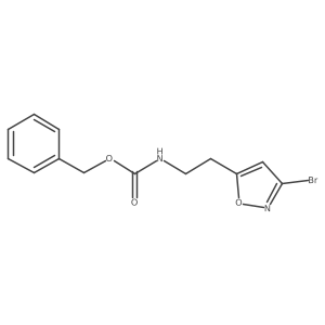 benzyl N-[2-(3-bromo-1,2-oxazol-5-yl)ethyl]carbamate结构式