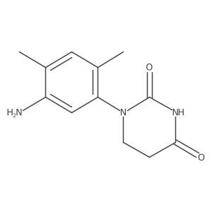 1-(5-Amino-2,4-dimethyl-phenyl)hexahydropyrimidine-2,4-dione结构式