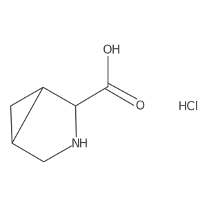 (1S,2S,5R)-3-azabicyclo[3.1.0]hexane-2-carboxylic acid hydrochloride Structure