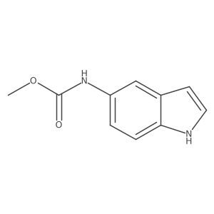 Methyl 1H-indol-5-ylcarbamate结构式