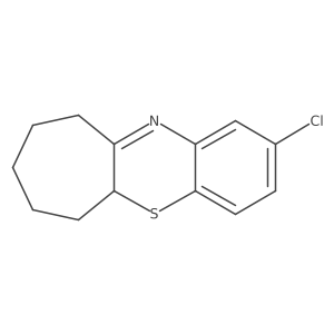 2-Chloro-5a,6,7,8,9,10-hexahydrobenzo[b]cyclohepta[e][1,4]thiazine结构式