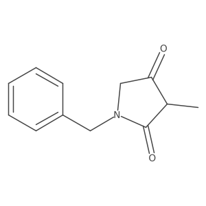 1-Benzyl-3-methylpyrrolidine-2,4-dione Structure