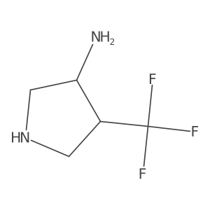 4-(Trifluoromethyl)pyrrolidin-3-amine Structure