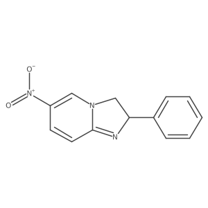 (2R)-6-nitro-2-phenyl-2,3-dihydroimidazo[1,2-a]pyridine Structure
