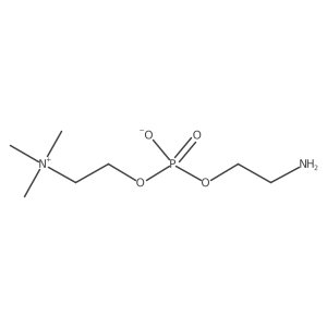 2-Aminoethyl [2-(Trimethylammonio)ethyl] Phosphate结构式