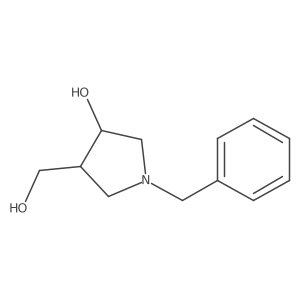 (3S,4S)-1-Benzyl-4-(hydroxymethyl)pyrrolidin-3-ol Structure