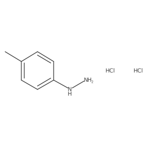 p-Tolylhydrazine dihydrochloride Structure