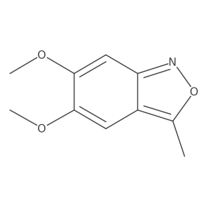 5,6-Dimethoxy-3-methylbenzo[c]isoxazole结构式