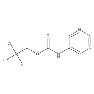 Carbamic acid,5-pyrimidinyl-,2,2,2-trichloroethyl ester结构式