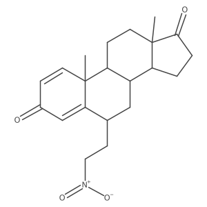 (6R,8R,9S,10R,13S,14S)-10,13-dimethyl-6-(2-nitroethyl)-7,8,9,11,12,14,15,16-octahydro-6H-cyclopenta[a]phenanthrene-3,17-dione Structure