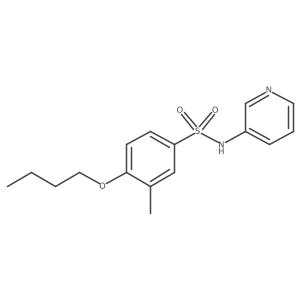 [(4-Butoxy-3-methylphenyl)sulfonyl]-3-pyridylamine Structure